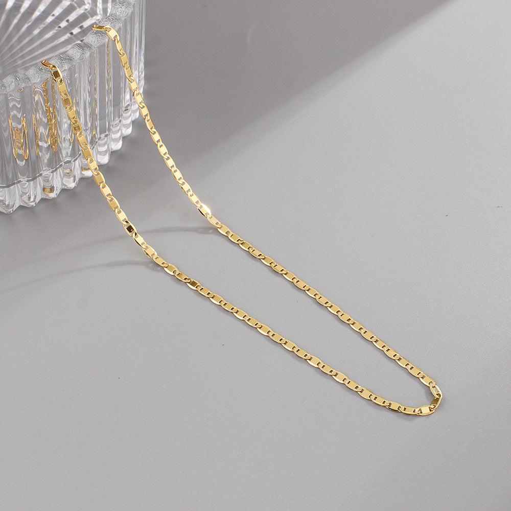 Gold-Plated Elegant Copper Necklace | KAH Jewelry