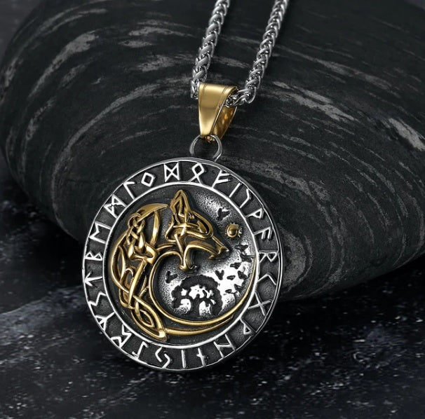Viking Norse Rune Pendant Necklace | KAH Jewelry