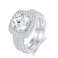 Engraved With Top-quality Moissanite, This Luxurious And Fashionable Minimalist Jewelry Set Features Exquisite Silver Accessories For Ladies. Made Of