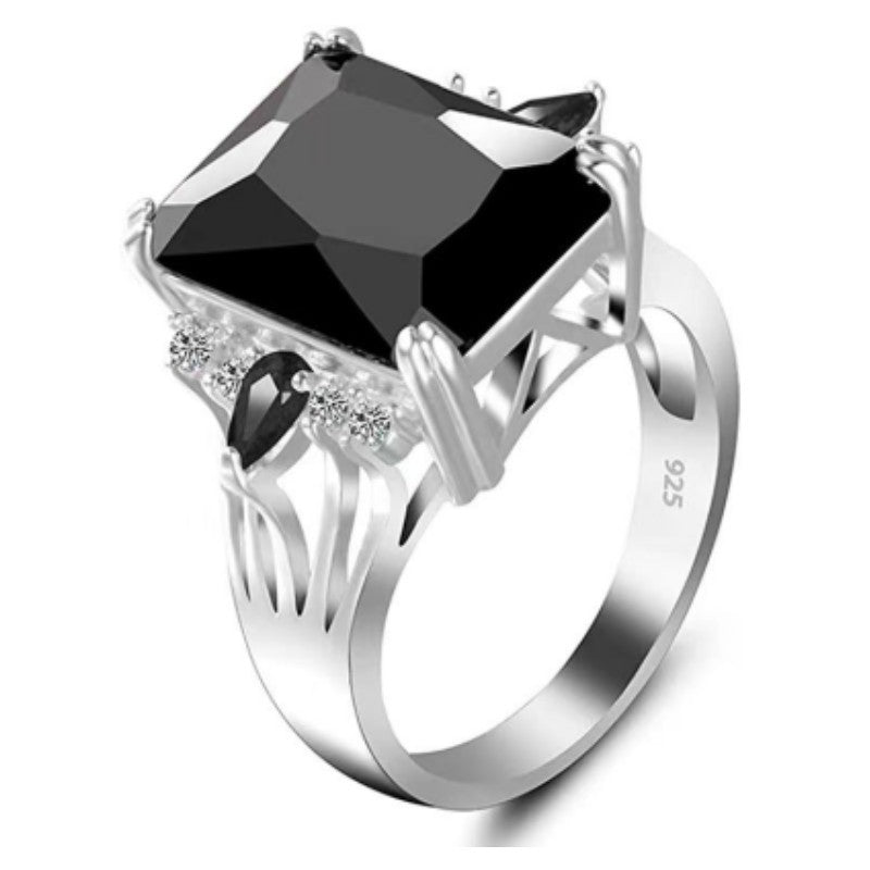 Purple Zircon Teardrop Ring | KAH Jewelry