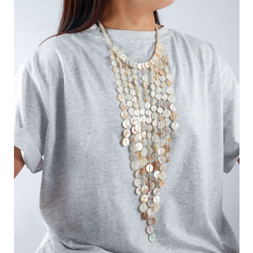 Boho Shell Tassel Multi-Layer Necklace | KAH Jewelry
