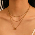 Round Snake Chain Necklace