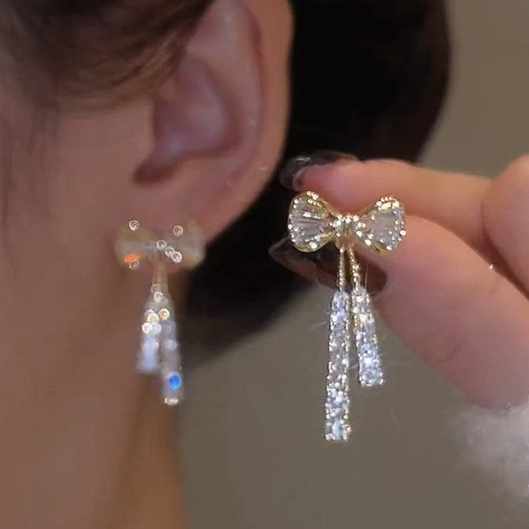 Butterfly Rhinestone Earrings | KAH Jewelry