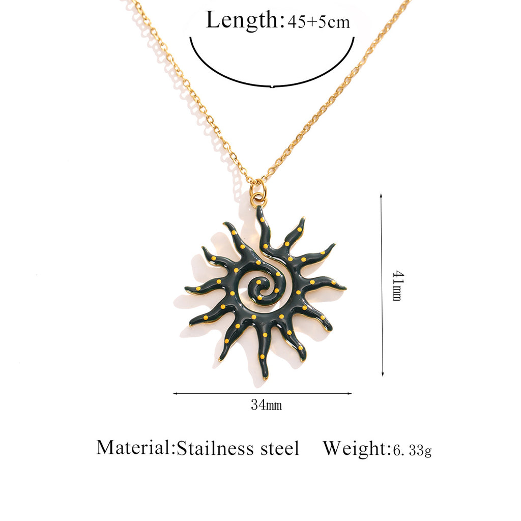 Sun Pendant Necklace