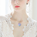 Love Crystal Pendant Necklace | KAH Jewelry