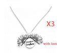 Sunflower Name Necklace | KAH Jewelry