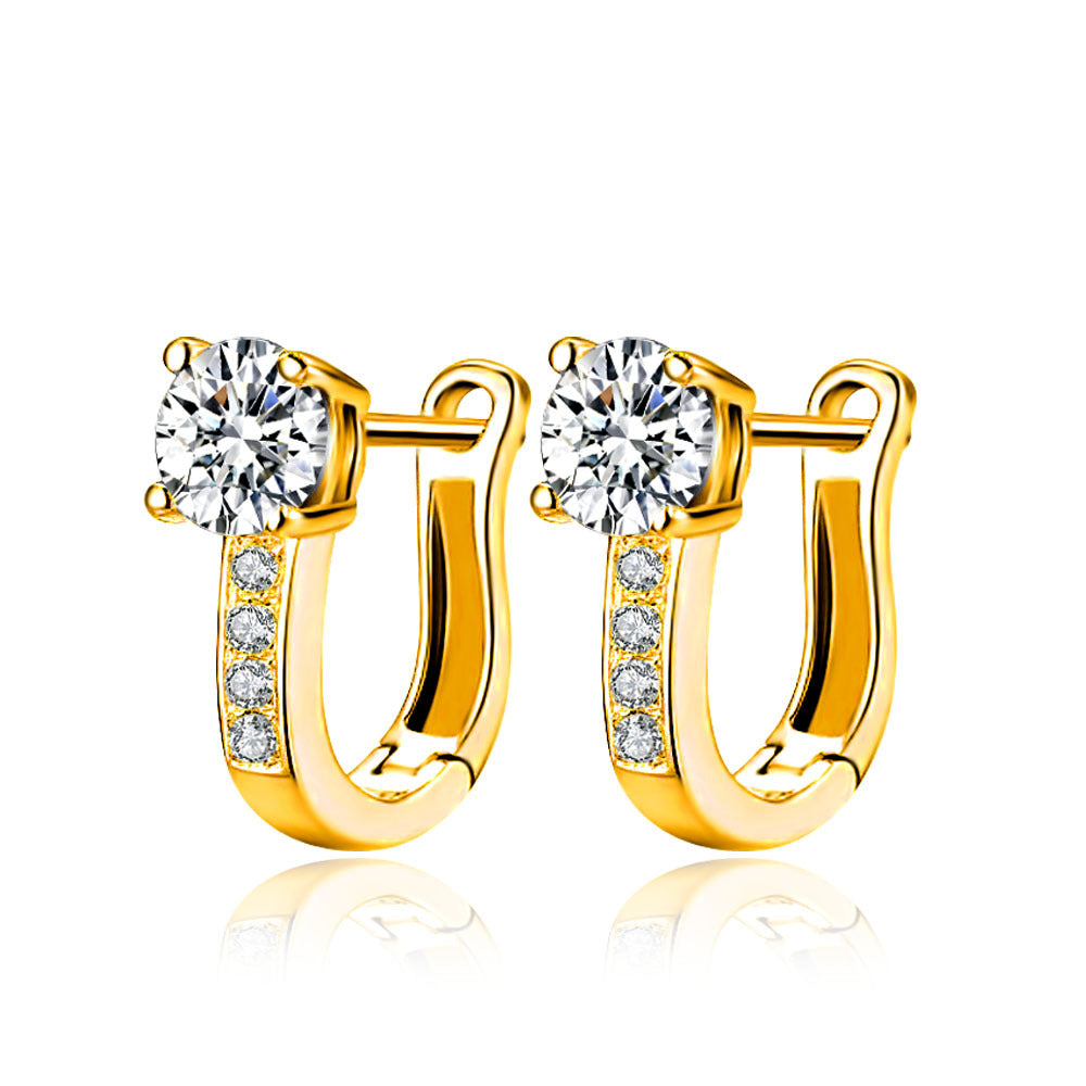 Sweet Crystal Stud Earrings